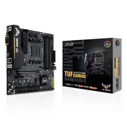 Produktbild: Asus TUF Gaming B450M-Plus II Mainboard Sockel AM4 (mATX, AMD Ryzen, DDR4-Speicher, M.2, USB 3.1 Gen1+ Gen2, Aura Sync, Ai Noise Cancelling Mikrofon)