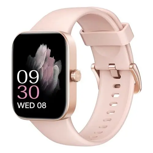 Produktbild: ASWEE Smartwatch Damen Herren, 1.85 Zoll HD-Display Smart Watch mit Bluetooth Anrufe, 200+ Sportmodi Fitness Tracker mit Herzfrequenz SpO2 Schlafmonitor, IP68 Wasserdicht Fitnessuhr für Android iOS