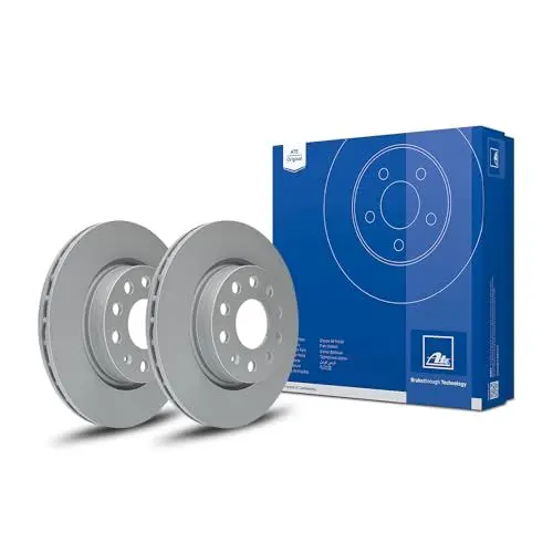 Produktbild: ATE Original Bremsscheibe - 2 Bremsscheiben - 24.0122-0210.1 - ECE-R90 Straßenzulassung