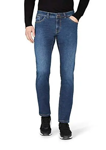 Produktbild: Atelier GARDEUR Herren Sandro Slim Jeans, Blau (Dunkelblau 168), W38/L32 (Herstellergröße:38/32)