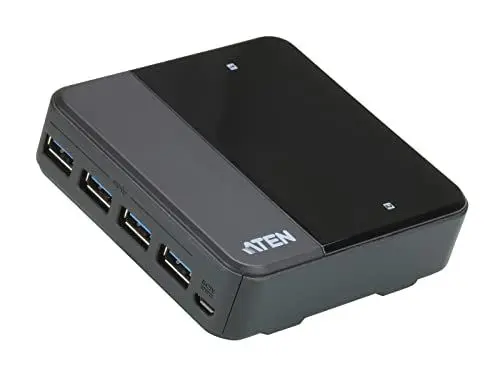 Produktbild: Aten US234-AT USB 3.0-Peripheriegeräte-Switch mit 2-Port schwarz