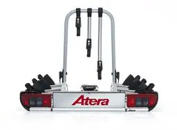 Produktbild: Atera 022601 PKW Fahrradträger Strada DL 3, Auto-Kupplungsträger leicht mit Rückleuchten - für 3 Fahrräder oder E-Bikes