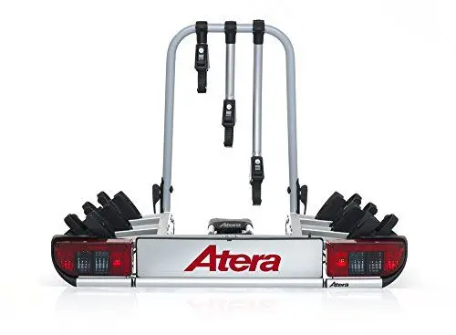 Produktbild: Atera 022601 PKW Fahrradträger Strada DL 3, Auto-Kupplungsträger leicht mit Rückleuchten - für 3 Fahrräder oder E-Bikes