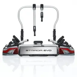 Produktbild: Atera 022700 PKW Fahrradträger Strada Evo 2, Auto-Kupplungsträger mit Rückleuchten - für 2 Fahrräder oder E-Bikes