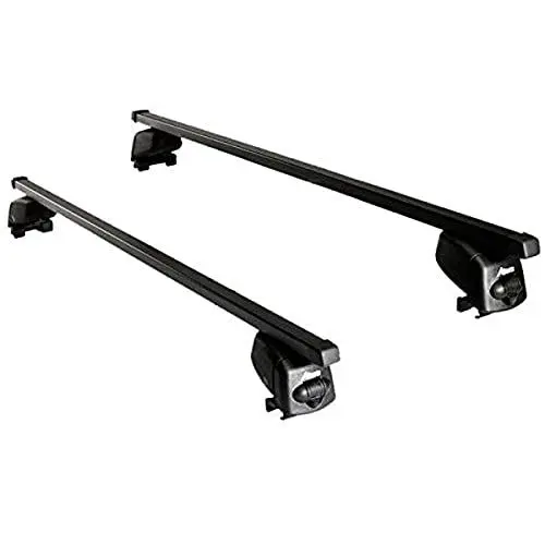 Produktbild: Atera 044148 PKW Dachträger Signo ASF - Stahl Schwarz - Fixpunktträger mit Vierkantprofil Komplett-Träger Sofortmontage