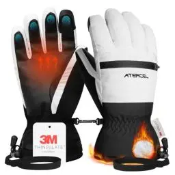 Produktbild: ATERCEL Skihandschuhe 3M Thinsulate Wasserdicht Touchscreen Warme Winter Snowboardhandschuhe für Herren und Damen