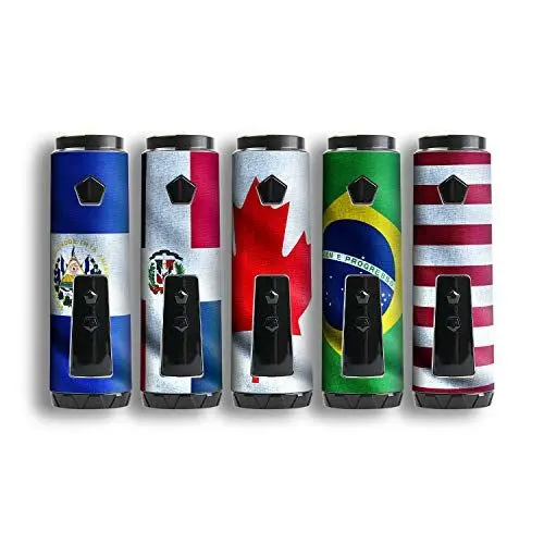Produktbild: atFoliX Designfolie kompatibel mit IJOY Saber, wähle Dein Lieblings-Design aus, Skin Aufkleber (Flaggen aus Amerika)