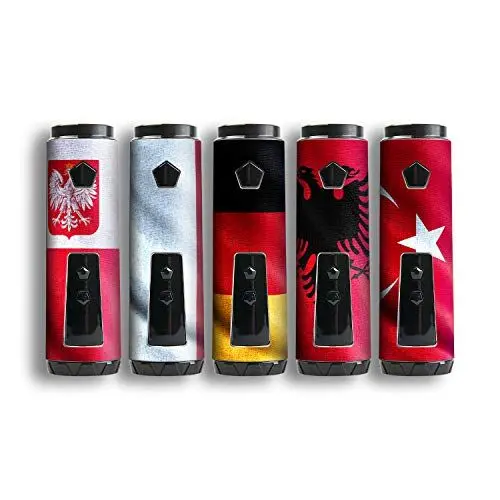 Produktbild: atFoliX Designfolie kompatibel mit IJOY Saber, wähle Dein Lieblings-Design aus, Skin Aufkleber (Flaggen aus Europa)