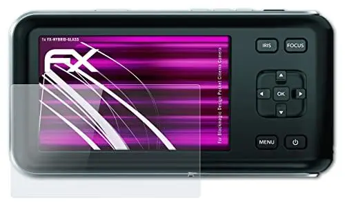 Produktbild: atFoliX Glasfolie kompatibel mit Blackmagic Design Pocket Cinema Camera Panzerfolie, 9H Hybrid-Glass FX Schutzpanzer Folie