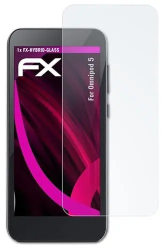 Produktbild: atFoliX Glasfolie kompatibel mit Omnipod 5 Panzerfolie, 9H Hybrid-Glass FX Schutzpanzer Folie