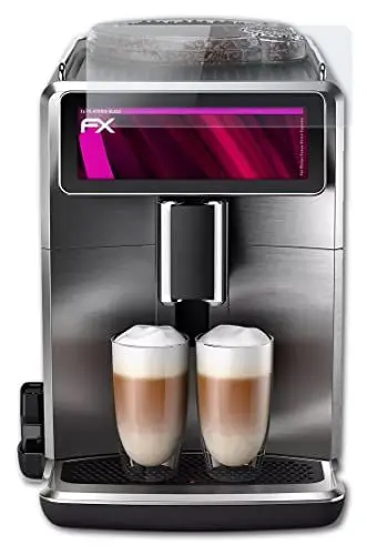 Produktbild: atFoliX Glasfolie kompatibel mit Philips Saeco Xelsis Suprema Panzerfolie, 9H Hybrid-Glass FX Schutzpanzer Folie