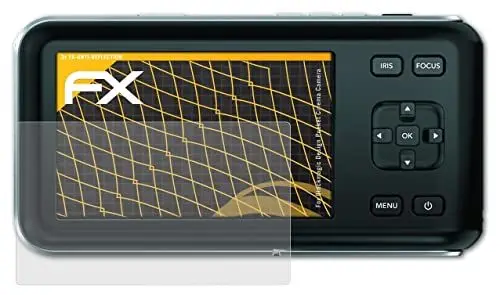 Produktbild: atFoliX Panzerfolie kompatibel mit Blackmagic Design Pocket Cinema Camera Schutzfolie, entspiegelnde und stoßdämpfende FX Folie (3X)