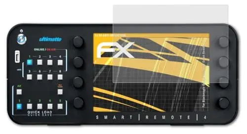 Produktbild: atFoliX Panzerfolie kompatibel mit Blackmagic Design Ultimatte Smart Remote 4 Schutzfolie, entspiegelnde und stoßdämpfende FX Folie