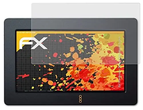 Produktbild: atFoliX Panzerfolie kompatibel mit Blackmagic Design Video Assist 5 Inch Schutzfolie, entspiegelnde und stoßdämpfende FX Folie