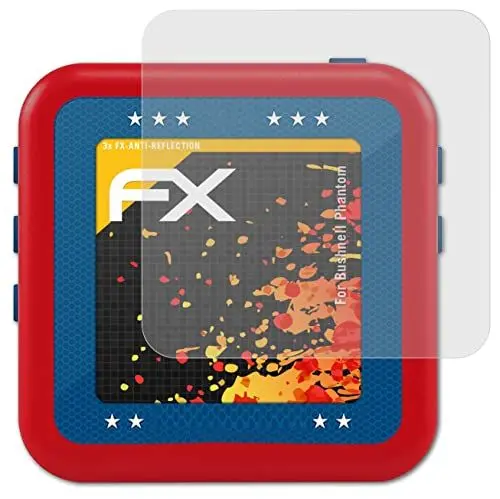 Produktbild: atFoliX Panzerfolie kompatibel mit Bushnell Phantom Schutzfolie, entspiegelnde und stoßdämpfende FX Folie (3X)