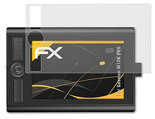 Produktbild: atFoliX Panzerfolie kompatibel mit Gaomon M10K PRO Schutzfolie, entspiegelnde und stoßdämpfende FX Folie (2X)