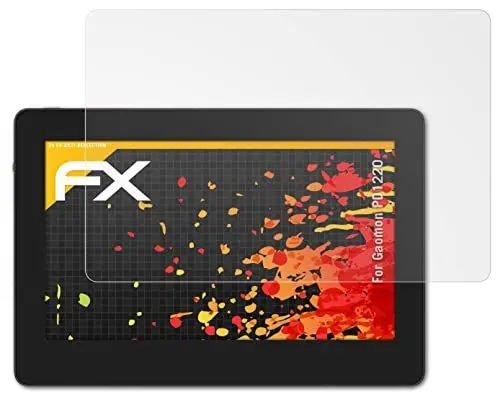 Produktbild: atFoliX Panzerfolie kompatibel mit Gaomon PD1220 Schutzfolie, entspiegelnde und stoßdämpfende FX Folie (2X)