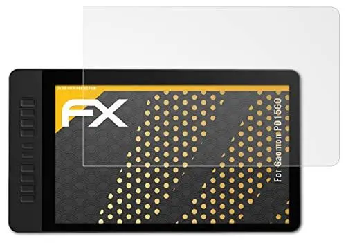 Produktbild: atFoliX Panzerfolie kompatibel mit Gaomon PD1560 Schutzfolie, entspiegelnde und stoßdämpfende FX Folie (2X)
