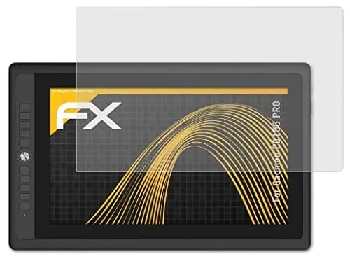 Produktbild: atFoliX Panzerfolie kompatibel mit Gaomon PD156 PRO Schutzfolie, entspiegelnde und stoßdämpfende FX Folie (2X)