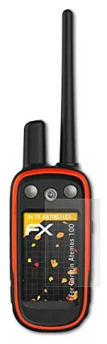 Produktbild: atFoliX Panzerfolie kompatibel mit Garmin Atemos 100 Schutzfolie, entspiegelnde und stoßdämpfende FX Folie (3X)