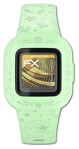 Produktbild: atFoliX Panzerfolie kompatibel mit Garmin Vivofit jr. 3 Schutzfolie, entspiegelnde und stoßdämpfende FX Folie (3X)