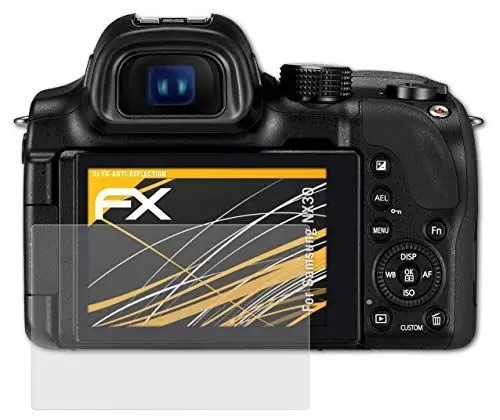 Produktbild: atFoliX Panzerfolie kompatibel mit Samsung NX30 Schutzfolie, entspiegelnde und stoßdämpfende FX Folie (3X)