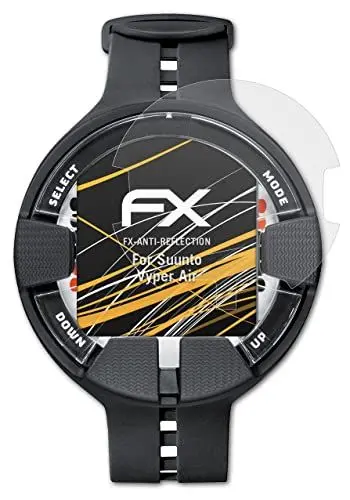 Produktbild: atFoliX Panzerfolie kompatibel mit Suunto Vyper Air Schutzfolie, entspiegelnde und stoßdämpfende FX Folie (3X)