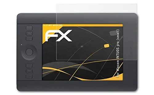 Produktbild: atFoliX Panzerfolie kompatibel mit Wacom INTUOS pro (small) Schutzfolie, entspiegelnde und stoßdämpfende FX Folie (2X)