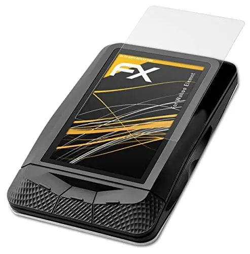 Produktbild: atFoliX Panzerfolie kompatibel mit Wahoo Elemnt GPS Schutzfolie, entspiegelnde und stoßdämpfende FX Folie (3X)