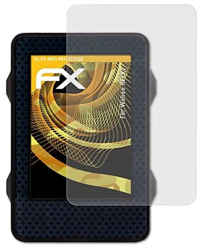 Produktbild: atFoliX Panzerfolie kompatibel mit Wahoo RFLKT Schutzfolie, entspiegelnde und stoßdämpfende FX Folie (3X)