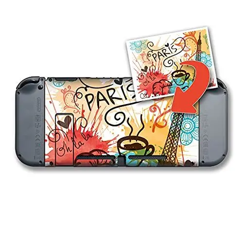 Produktbild: atFoliX Personalisierbare Designfolie kompatibel mit Nintendo Switch - gestalte deinen Skin Aufkleber im Custom-Konfigurator einfach selbst