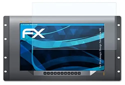 Produktbild: atFoliX Schutzfolie kompatibel mit Blackmagic Design SmartView 4K Folie, ultraklare FX Displayschutzfolie