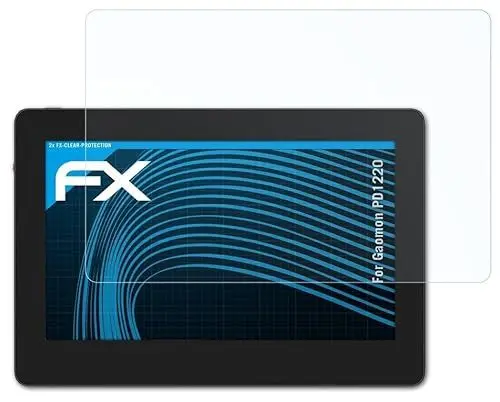 Produktbild: atFoliX Schutzfolie kompatibel mit Gaomon PD1220 Folie, ultraklare FX Displayschutzfolie (2X)