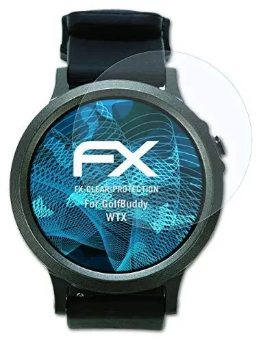 Produktbild: atFoliX Schutzfolie kompatibel mit GolfBuddy WTX Folie, ultraklare FX Displayschutzfolie (3X)