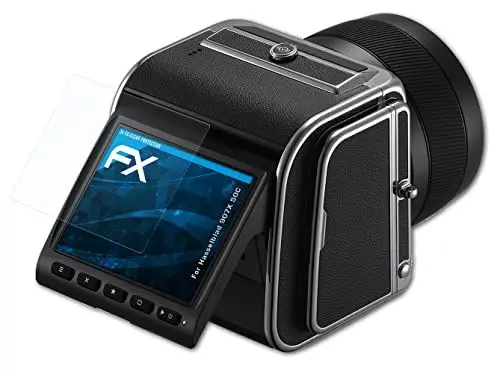 Produktbild: atFoliX Schutzfolie kompatibel mit Hasselblad 907X 50C Folie, ultraklare FX Displayschutzfolie (3X)