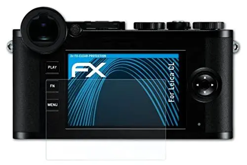 Produktbild: atFoliX Schutzfolie kompatibel mit Leica CL Folie, ultraklare FX Displayschutzfolie (3X)
