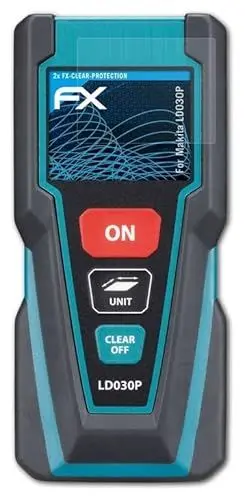 Produktbild: atFoliX Schutzfolie kompatibel mit Makita LD030P Folie, ultraklare FX Displayschutzfolie (2X)