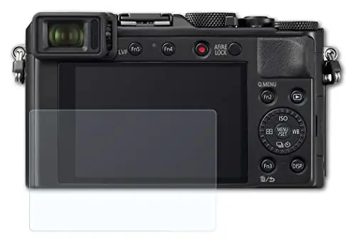 Produktbild: atFoliX Schutzfolie kompatibel mit Panasonic Lumix DC-LX100 II Folie, ultraklare FX Displayschutzfolie (3X)