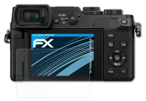 Produktbild: atFoliX Schutzfolie kompatibel mit Panasonic Lumix DMC-GX8 Folie, ultraklare FX Displayschutzfolie (3X)