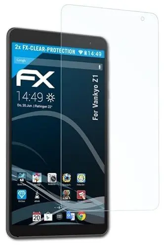 Produktbild: atFoliX Schutzfolie kompatibel mit Vankyo Z1 Folie, ultraklare FX Displayschutzfolie (2X)