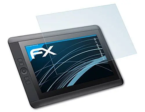 Produktbild: atFoliX Schutzfolie kompatibel mit Wacom CINTIQ 13 HD Folie, ultraklare FX Displayschutzfolie (2X)