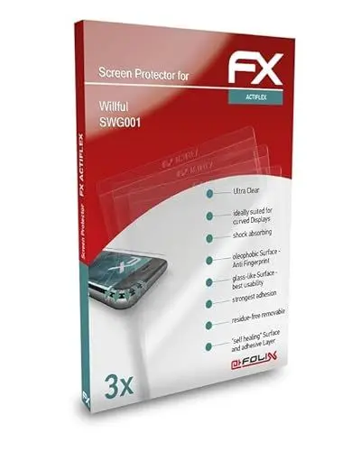 Produktbild: atFoliX Schutzfolie kompatibel mit Willful SWG001 Folie, ultraklare und flexible FX Displayschutzfolie (3X)