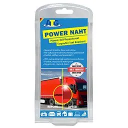 Produktbild: ATG Autozubehör-Teile-Gerl, Planen Zelt Reparatur Set, Power-Naht, Extra Starker PU PVC Kleber, 8 PVC Flicken (Farben variieren)
