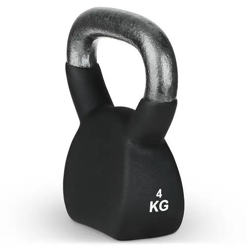 Produktbild: Athlyt - Cast Kettlebell/Kugelhantel aus Gusseisen, 4 kg