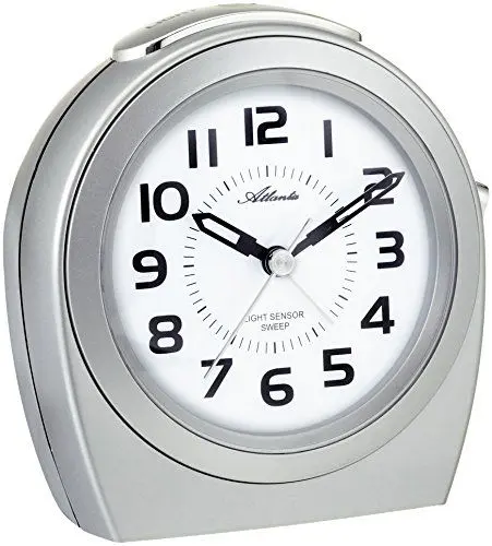 Produktbild: Atlanta Wecker Analog Silber 1668-19