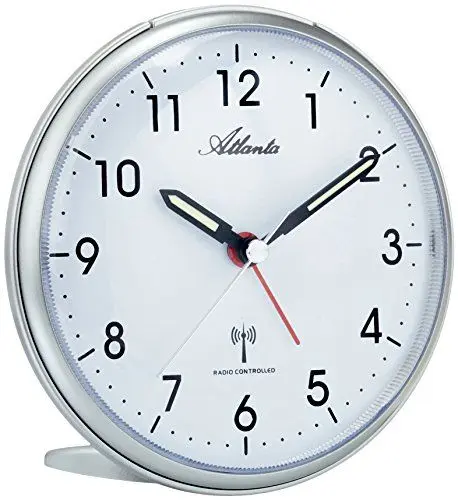 Produktbild: Atlanta Wecker Analog Silber 1828-19