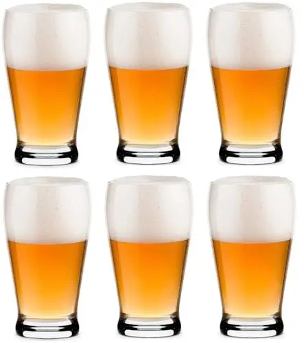 Produktbild: Atlantis Outdoor - Biergläser | 330 ml | Spülmachinenfest | 6-teiliges Set | Aus Kristalglas | Perfekt für Zuhause und Partys | Polierten Mundrand