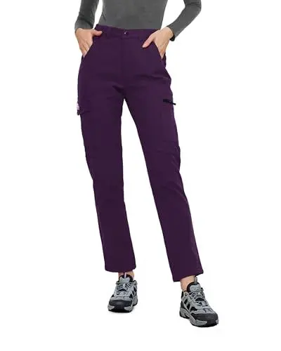 Produktbild: ATLASLAVA Skihose Damen Wasserdicht Wanderhose Fleece Gefüttert Softshellhose Warm Outdoor Hosen Winter