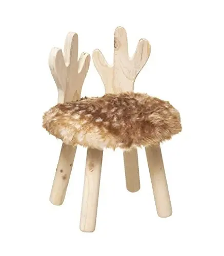 Produktbild: Atmosphera - Kinderhocker Hirsch - beige - Kunstpelz - Beige