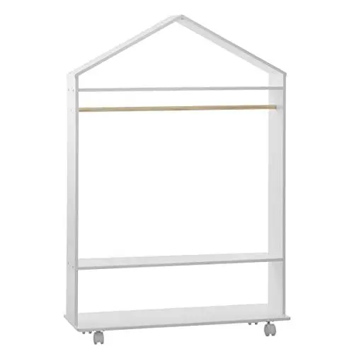 Produktbild: Atmosphera - Kinderkleiderschrank mit Rollen - Weiß